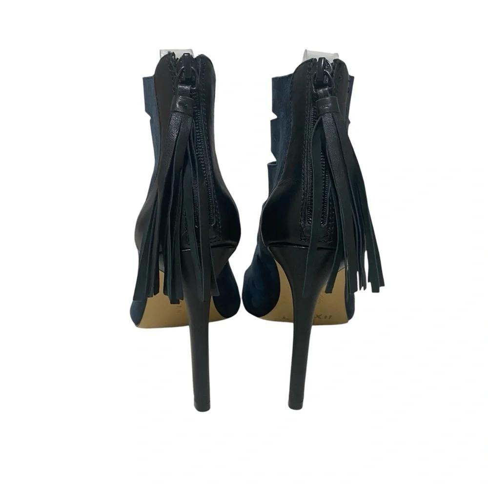 Lord & Taylor Florynce Blue Suede Heeled Gladiator - 7.5 - China